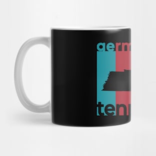 Germantown Tennessee Retro Mug